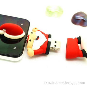 OTG Android Mobilephone USB Flash Drive for Christmas Gifts Santa Claus Father Christmas USB Stick